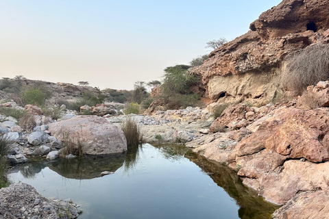 Omani Rooftop Terrace Dining + Village / Wadi Tour