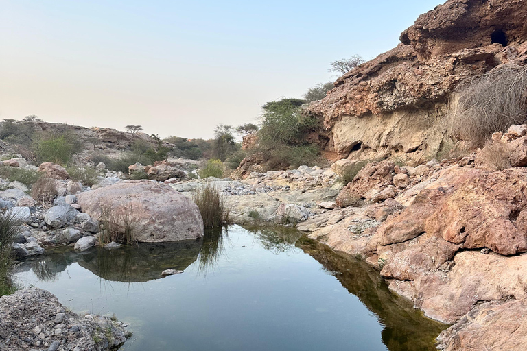 Omani Rooftop Terrace Dining + Village / Wadi Tour