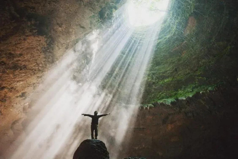 Jomblang & Pindul Cave with Sunrise or Sunset Hill Option Jomblang & Pindul Cave