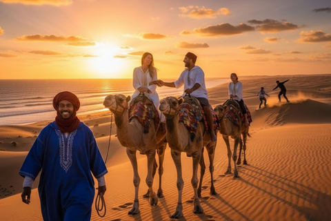 Agadir: Sandboarding with Optional Dinner & Quad Bike Tour Agadir: Sandboarding at Sunset with Dinner & Quad Option