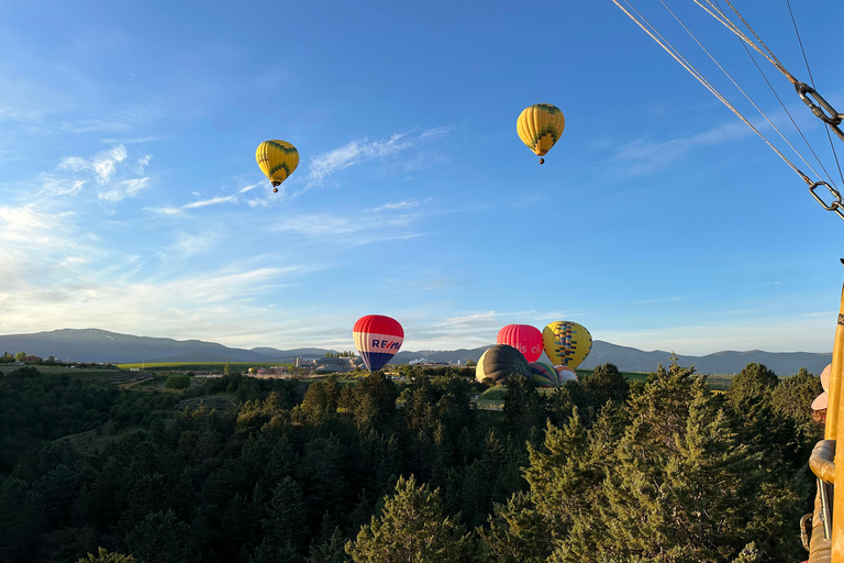 Toledo: Hot-air balloon ride with cava toast
