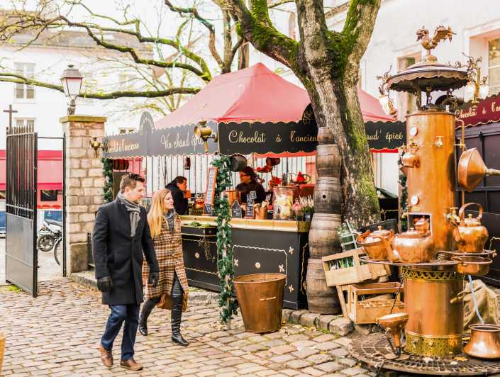 Paryż: piesza wycieczka z przewodnikiem po serach, winach i ciastach na Montmartre