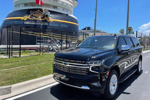 Orlando: MCO Airport - Port Canaveral Luxury TransferPort Canaveral-MCO One Way Transfer