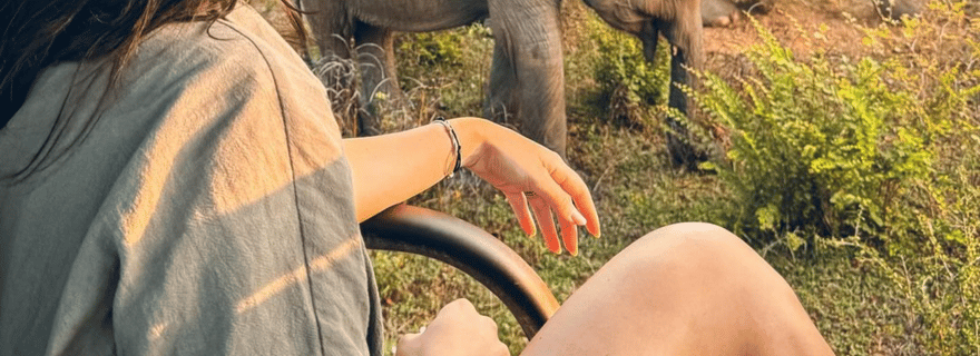 Depuis Trincomalee : Safari à dos d'éléphant Minneriya / Kaudulla