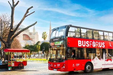 Istambul: Bilhete de autocarro hop-on hop-off