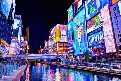 Osaka: 8 horas de entretenimiento. ¡Usando el metro y andando!