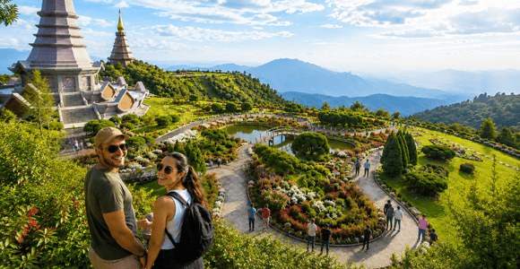 Chiang Mai: Doi Inthanon National Park Waterfalls & Pagodas