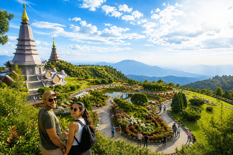 Chiang Mai: Doi Inthanon National Park Waterfalls & Pagodas