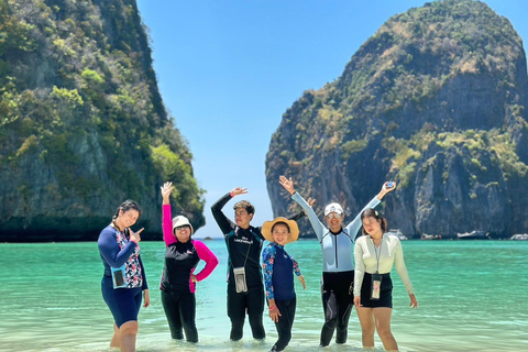 Phuket : Excursion d'une journée aux îles Phi Phi et à la baie de Maya avec déjeuner