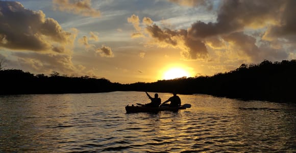 Kayak sunset cancun