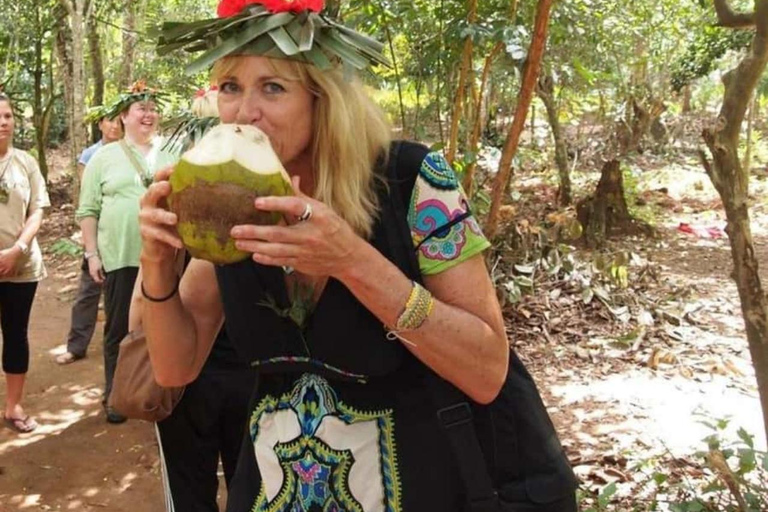 ZANZIBAR: Farma przypraw, jaskinia Salam, pływanie z żółwiami i restauracja RockWYCIECZKA PRYWATNA Z TRANSPORTEM