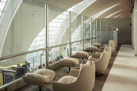 DXB Dubai Airport Ahlan First & Business Class Lounge Access T1 Intl. Departure: Ahlan First Class Lounge (Concourse D)