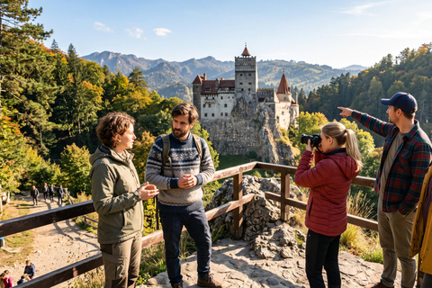 Bucharest-Dracula Castles, Peles-Cantacuzino-Brasov Day Tour COACH TOUR Audio guide in 24 languages
