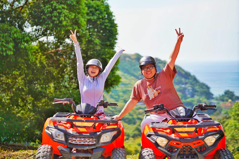 Desde Phuket: Rutas panorámicas en quad con vistas a Karon y Patong1,5 horas en coche