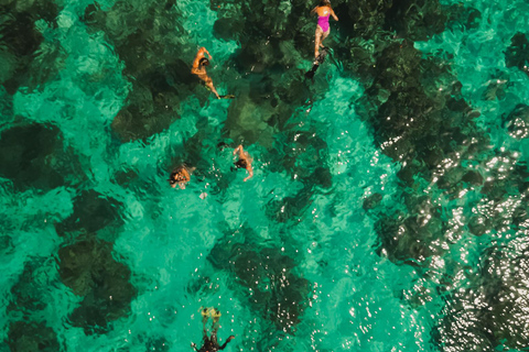 Gili Islands: 4-in-1 Catamaran Snorkeling ExperienceStart from Gili Trawangan – Sunset Cruise w/ Snacks &amp; Dinner