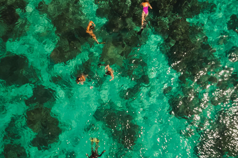 Gili Islands: 4-in-1 Catamaran Snorkeling ExperienceStart from Gili Trawangan – Sunset Cruise w/ Snacks &amp; Dinner