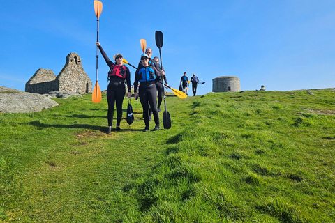 Havskajakpaddling från Killiney Beach till Dalkey Island