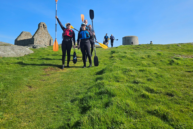 Kajakarstwo morskie z plaży Killiney na wyspę Dalkey