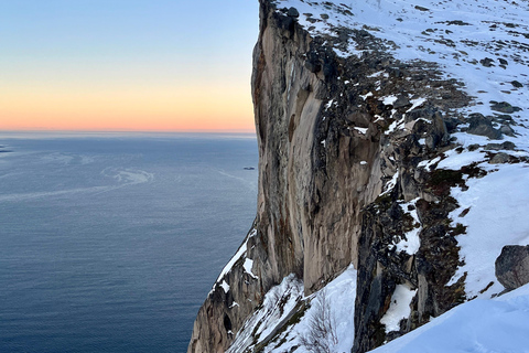 Tromsø: Snowshoe Hike on Senja to Hesten with Views of Segla From Tromsø: Snowshoe Hike to Hesten