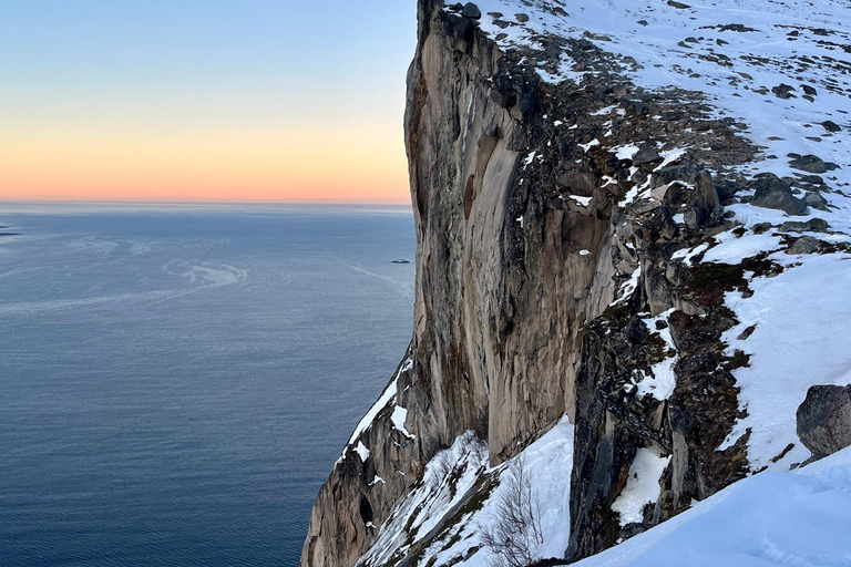 Tromsø: Snowshoe Hike on Senja to Hesten with Views of Segla From Tromsø: Snowshoe Hike to Hesten