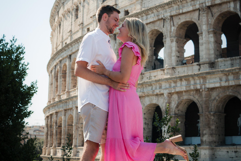 Rome: Private Editorial Shoot at Trevi Fountain or Colosseum Early Morning Trevi Fountain: 30-Minute Private Shoot