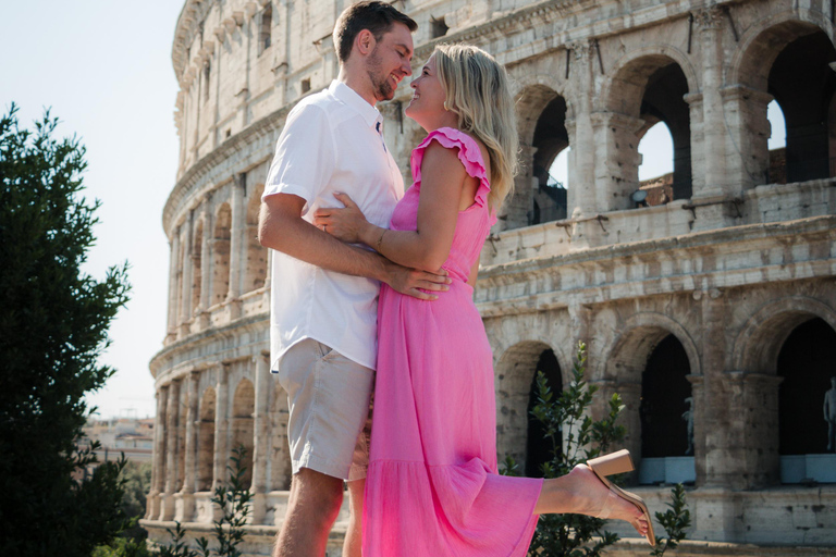 Rome: Private Editorial Shoot at Trevi Fountain or Colosseum Early Morning Trevi Fountain: 30-Minute Private Shoot