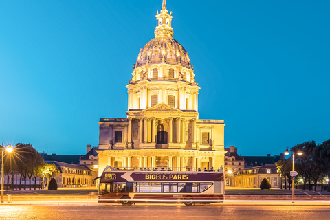 París: Visita Nocturna en Autobús DescapotableVisita panorámica nocturna de 2 horas por París