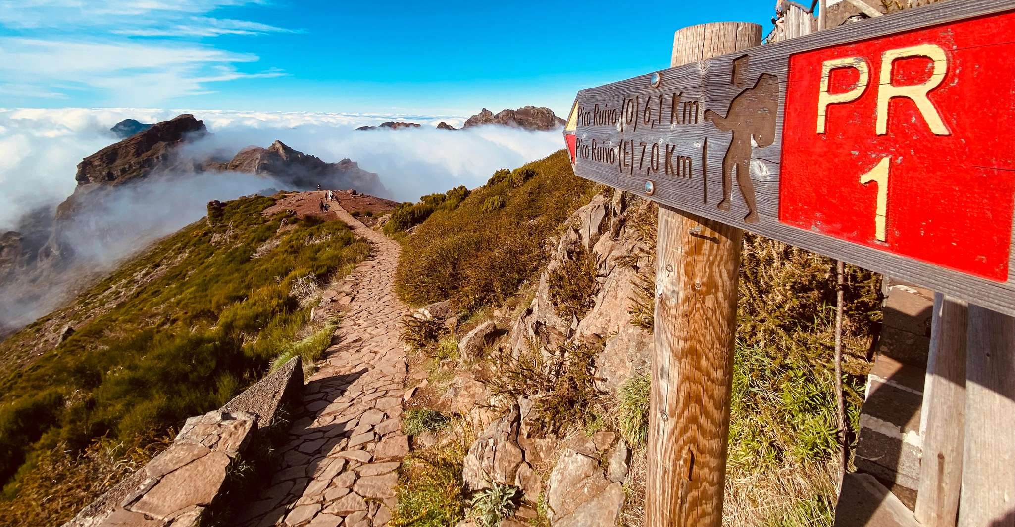 From Achada do Teixeira, One-Way Transfer to Pico do Arieiro
