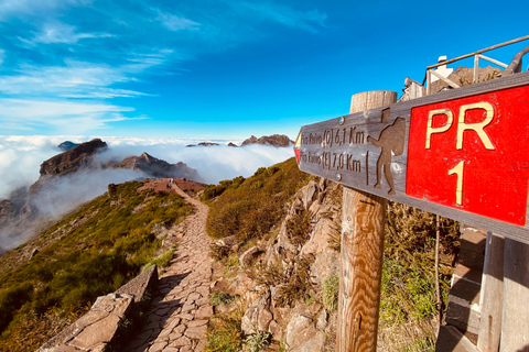 From Achada do Teixeira: One-Way Transfer to Pico do Arieiro