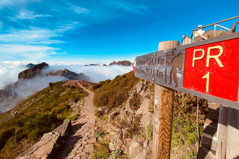 Pick up in Pico do Areeiro back to Achada do Teixeira