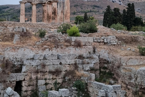 Au départ d&#039;Athènes : Corinthe antique et Canal de Corinthe visite privée