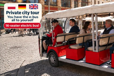 Wrocław: 2-hour e-bus tour with driver-guide up to 16 people