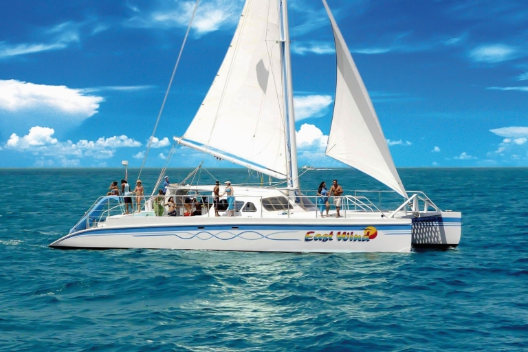 From Fajardo: Icacos Island Full-Day Catamaran Trip Catamaran to Icacos Island with Transportation