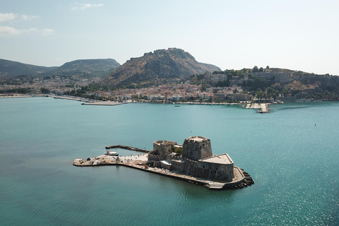 Corinth Canal Cruise, Epidaurus, and Nafplio Private Tour Canal views and photo stop, Mycenae, Epidaurus and Nafplio