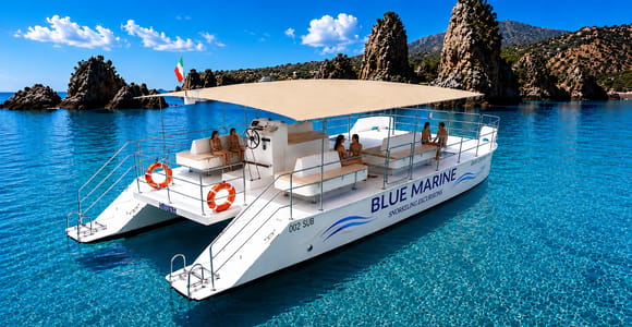 Castellammare del Golfo: Catamaran Tour of the Zingaro Reserve and Scopello
