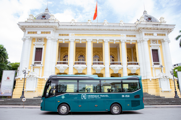 From Hanoi: Halong Bay Day Cruise with Lunch & Kayaking Halong Luxury Cruise+Limousine Bus (max 22 pax)+Set Menu