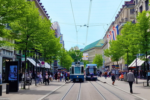 Besök vid Rhenfallet och Open Top City Tour i Zürich