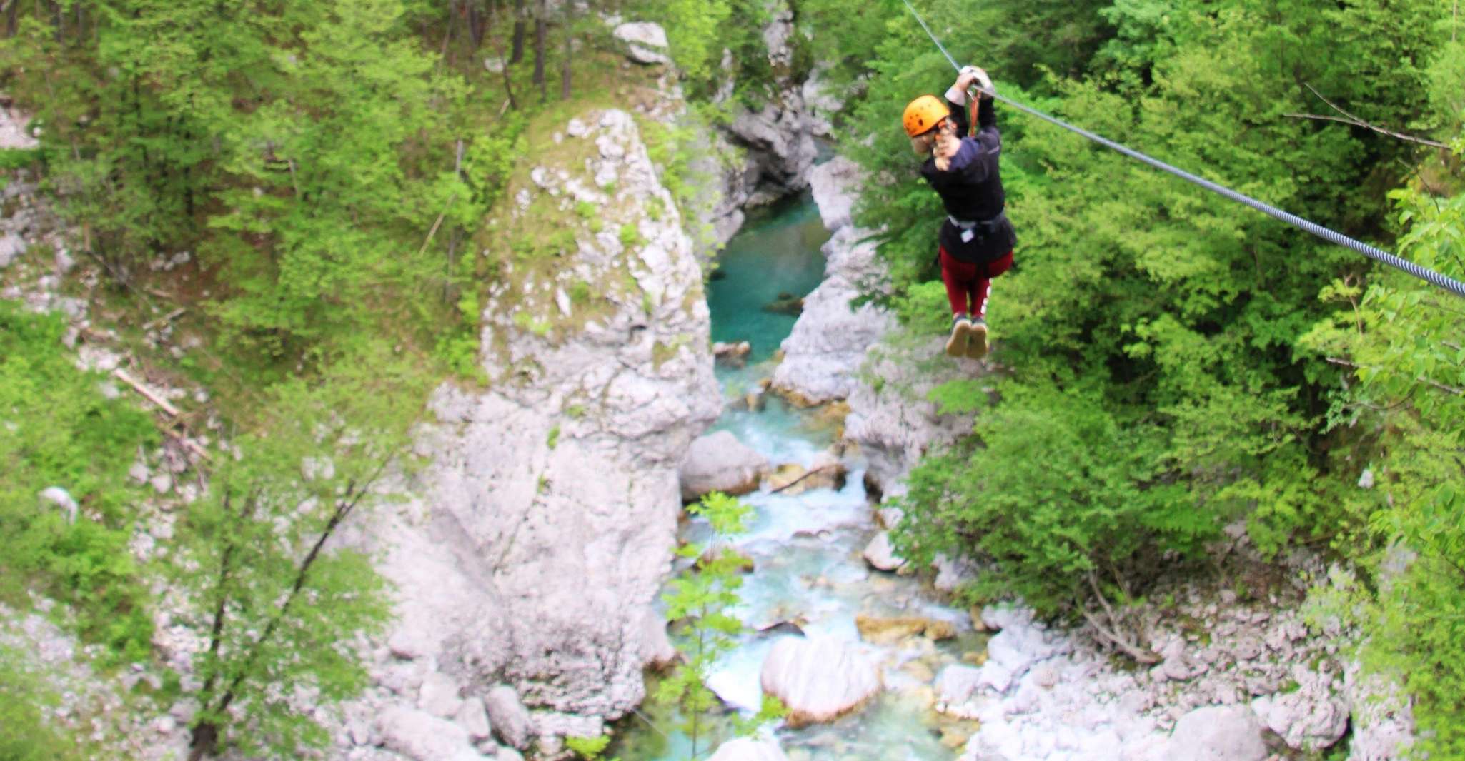 Bovec, Canyon Učja — Der längste Zipline-Park Europas - Hizvo