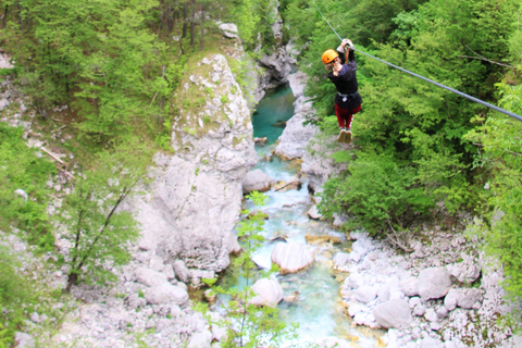 Bovec Zipline/Canyon Učja - Grootste Zipline Park in EuropaGrootste ziplinepark van Europa