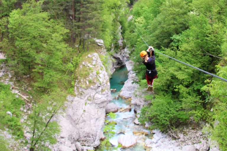 Bovec Zipline / Canyon Učja: el parque de tirolinas más grande de EuropaEl parque de tirolinas más grande de Europa