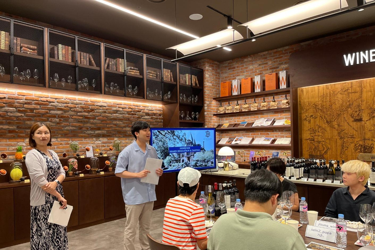 Seoul: Korean Food and Wine Pairing Experience in Sinchon