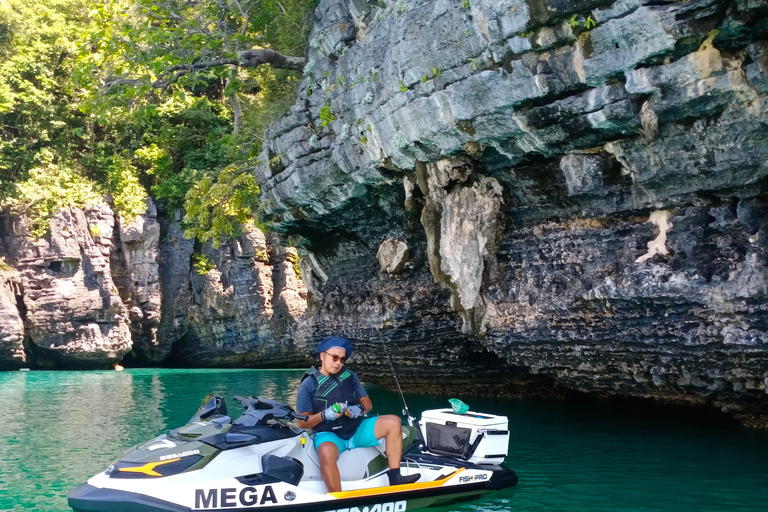 Langkawi: Jet Ski Fishing & Countryside Cycling Tour 2 Single Rider + 2 Bicycle Option