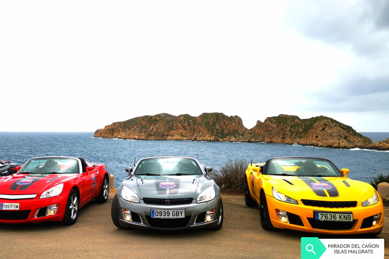 Santa Ponsa: Cabrio Sports Car Guided Tour