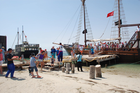 Djerba: Pirate Boat Trip with Dolphin and Flamingo Watching