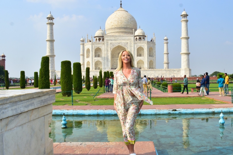 Agra: Taj Mahal Guided Tour with Skip The Line By Tuk Tuk Tuk Tuk+ Driver+Guide+Skip The Long Lines