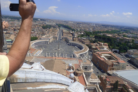 Watykan: Bazylika św. Piotra, podziemia i wejście na kopułęBazylika św. Piotra, wejście na kopułę i zwiedzanie grobowców papieskich