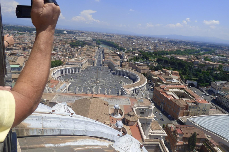 Watykan: Bazylika św. Piotra, podziemia i wejście na kopułęBazylika św. Piotra, wejście na kopułę i zwiedzanie grobowców papieskich