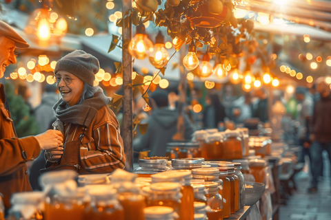 München - julmarknad Julmarknadshoppning med en sightseeingtur