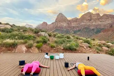 Zion National Park: Cosmic Flow Yoga and Sound Healing