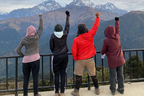 Katmandou : 3 jours de randonnée guidée à Ghorepani Poon HillAu départ de Katmandou : randonnée guidée de 3 jours au lever du soleil à Poon Hill